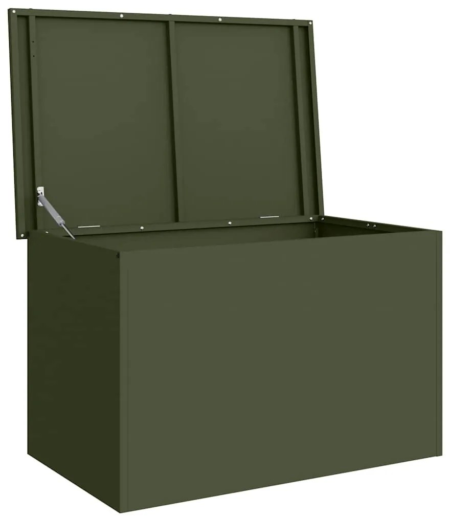 Caixa de Armazenamento Externa Verde-oliva 80 x 50.5 x 50 cm