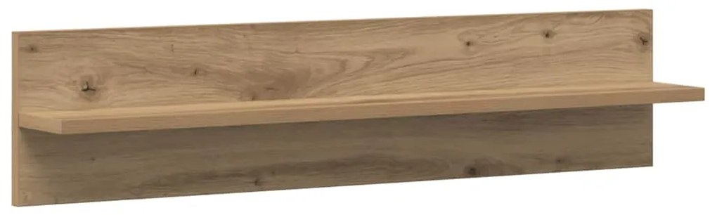 Prateleiras de Parede com prateleira 2 pcs Carvalho Artesanal