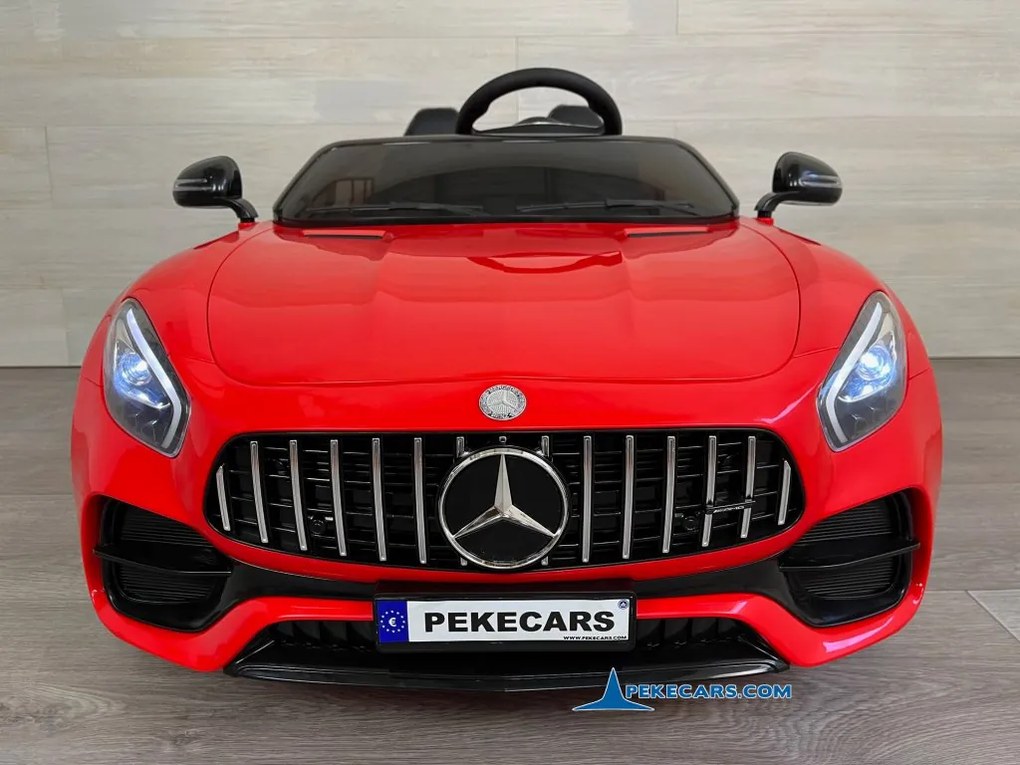 Carro eletrico crianças Mercedes AMG GT V8 12V 2 Lugares Vermelho