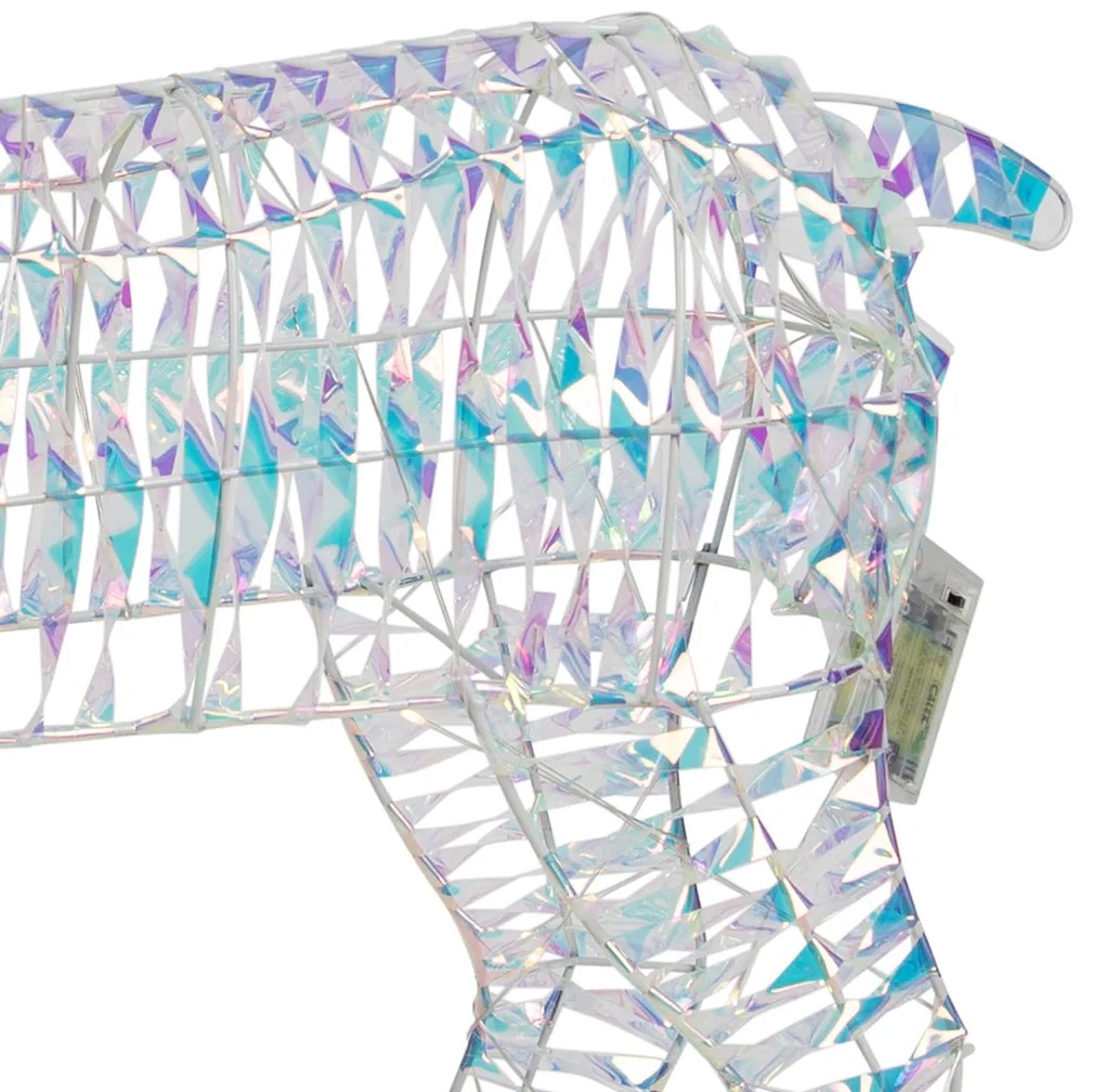 Candeeiro de pé de Natal Rena Arco-Íris 60cm incl. LED - Niji