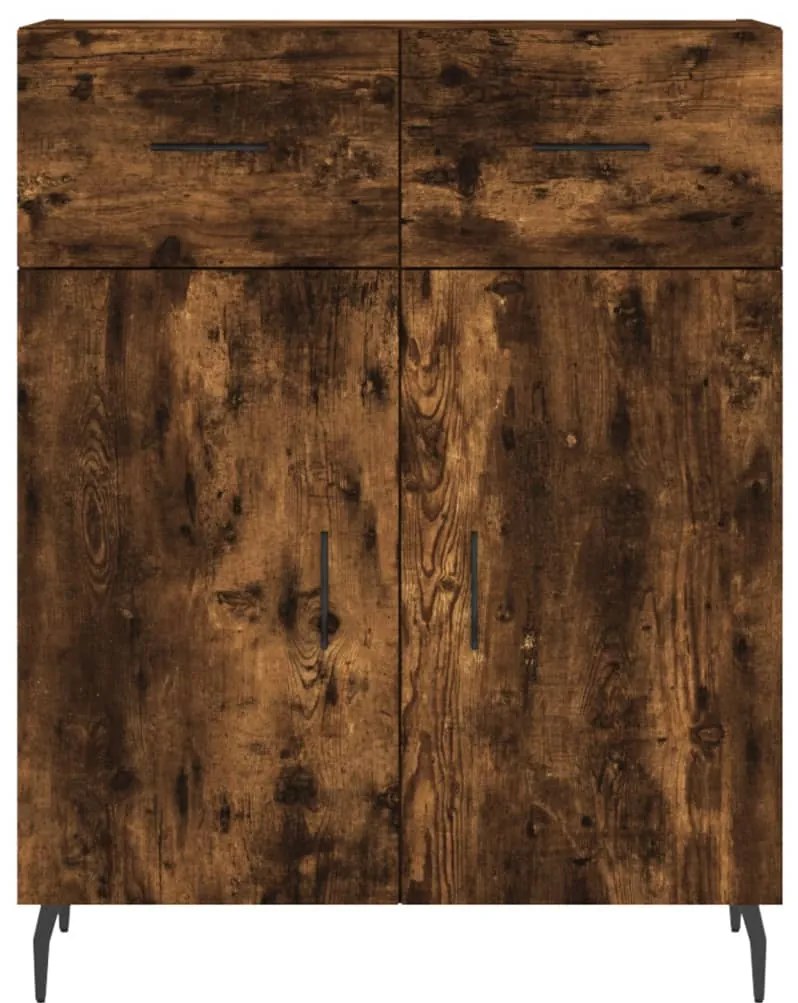 Aparador 69,5x34x90 cm derivados de madeira cor carvalho fumado