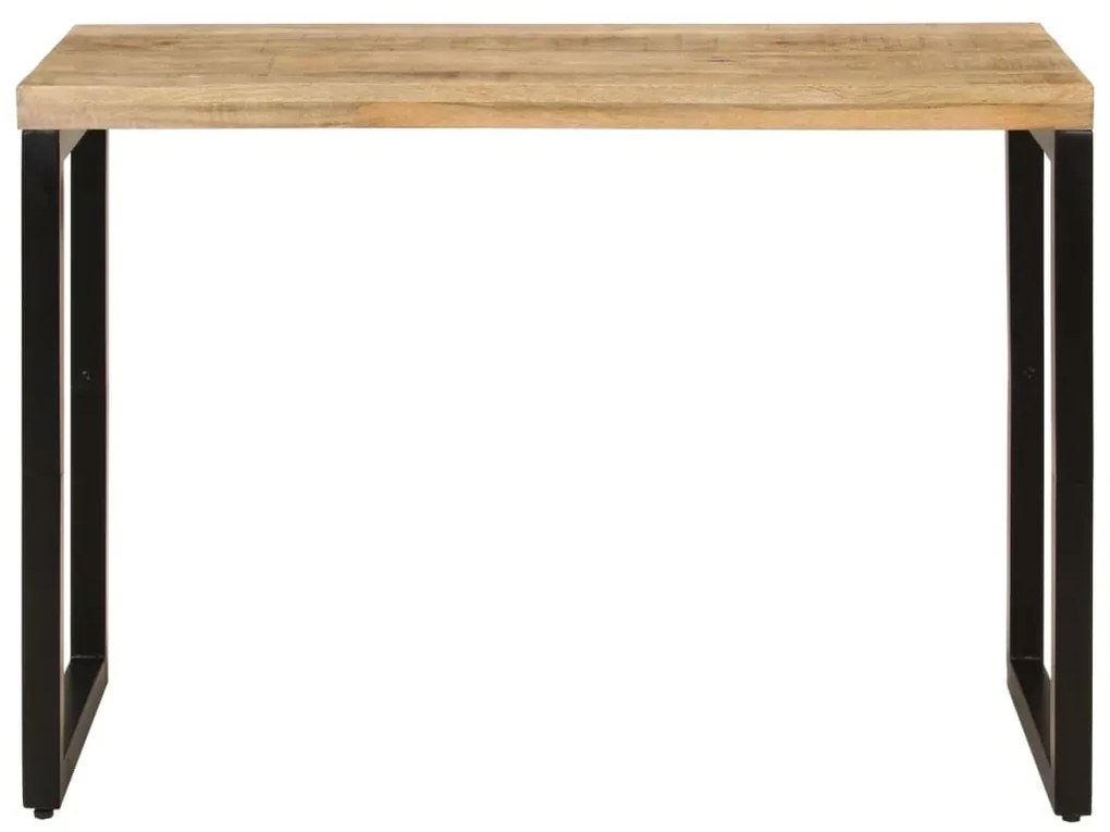 Mesa de jantar 110x50x76 cm madeira de mangueira maciça