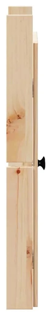 Portas de Cozinha Externa 2 pcs 50x9x82 cm Madeira Maciça de Pinho