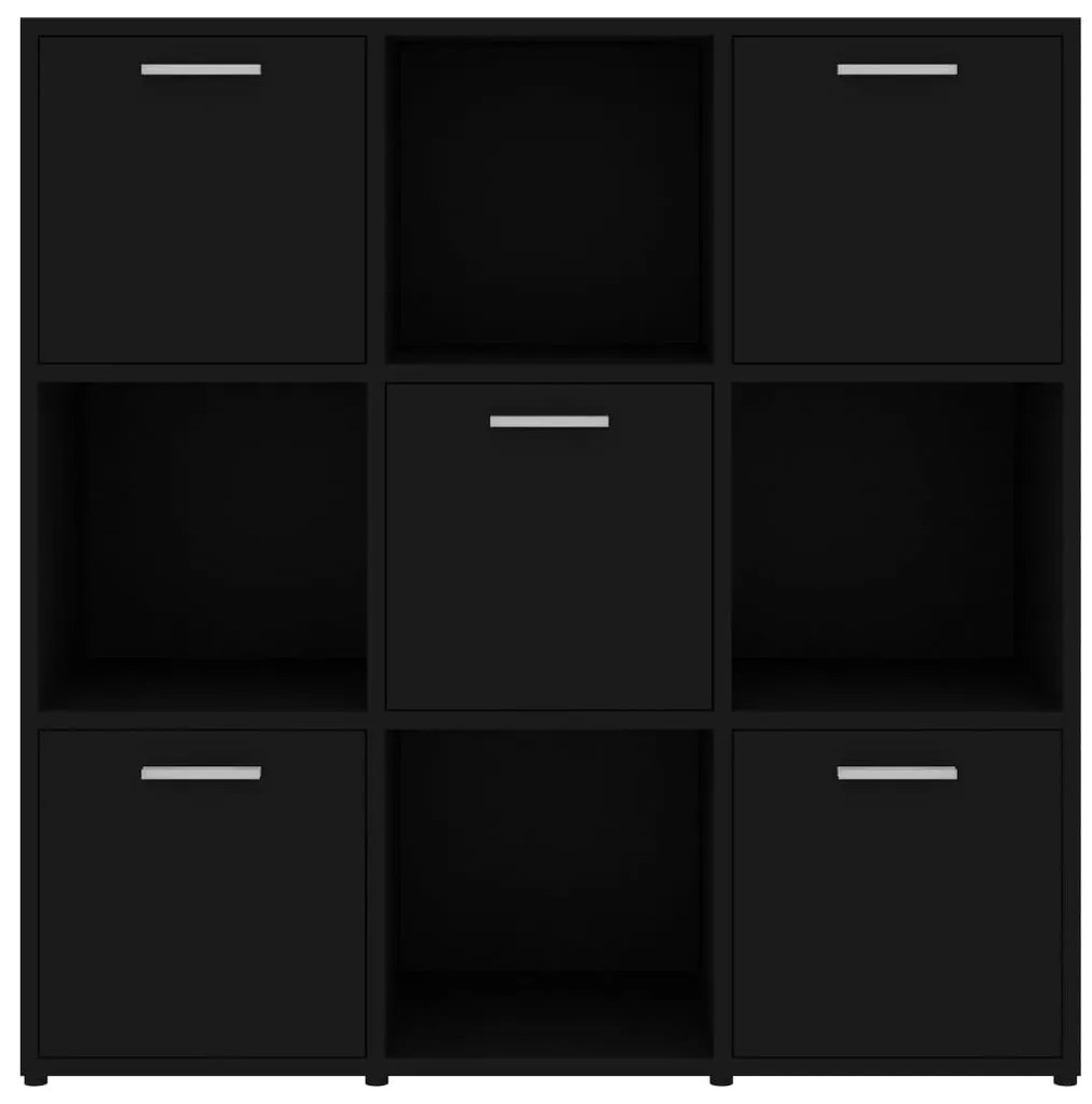 Estante 90x30x90 cm contraplacado preto