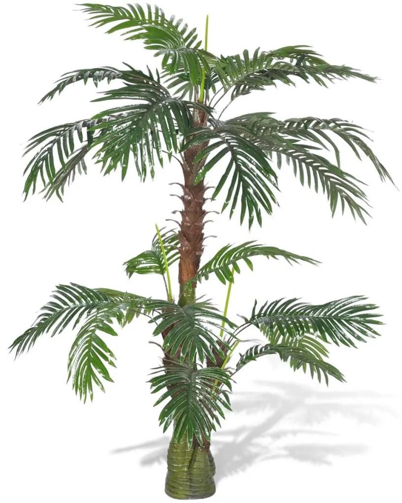 Planta artificial, palmeira Cycus, 150 cm