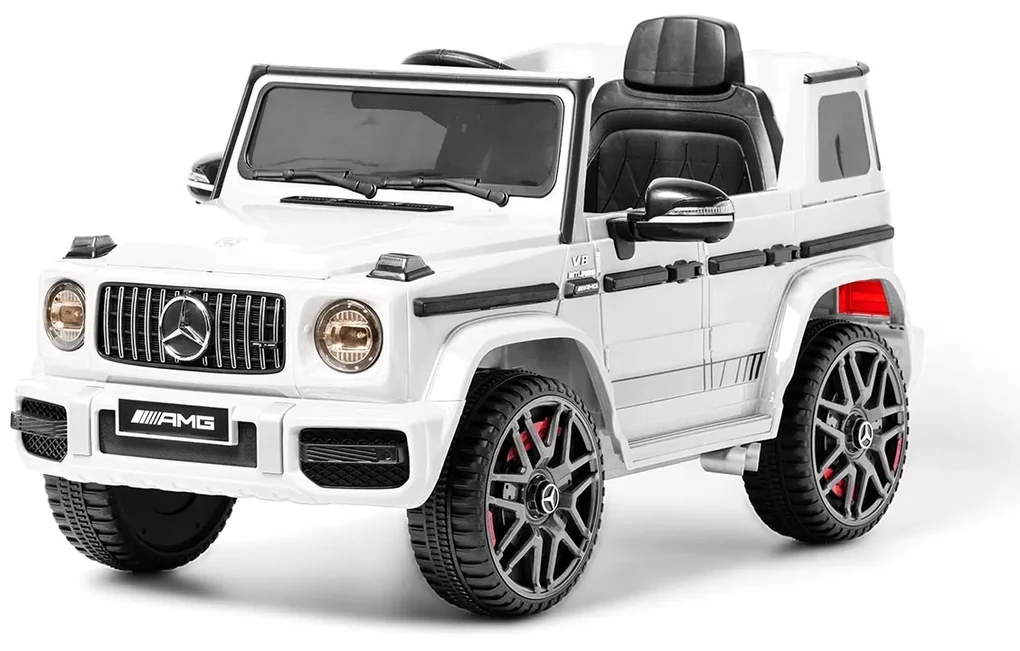 MERCEDES G63 AMG CARRO ELÉTRICO INFANTIL 12V BRANCO | BIANO