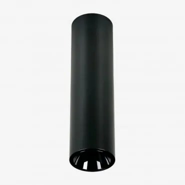Aplique De Teto Led De Superfície Redondo Ø4 Cm Em Alumínio Luisiana Preto & Branco Cálido 2700k & 3 W & 38º - Sklum