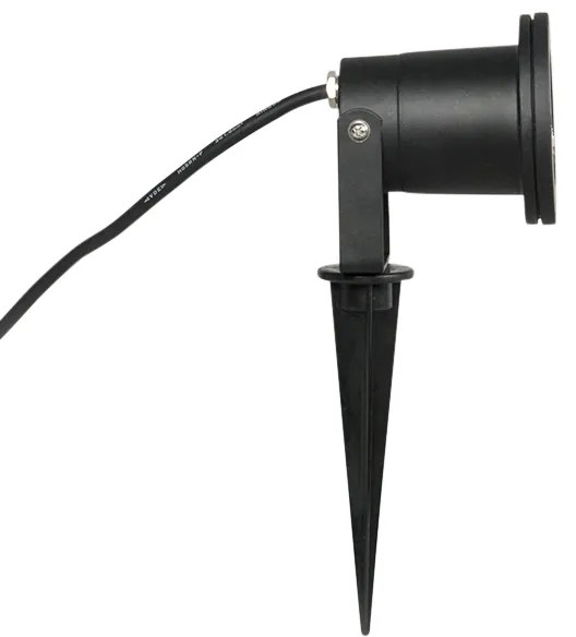 LED Foco de jardim inteligente industrial preto com WiFi GU10 IP65 - Basic Moderno