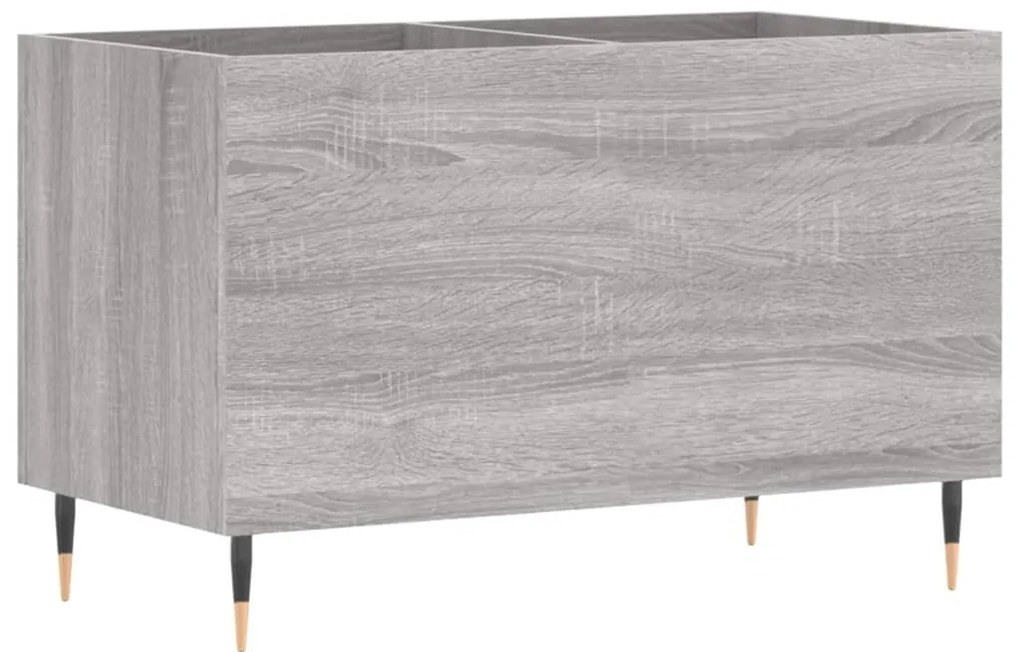 Armário p/ discos 74,5x38x48 derivados madeira cinzento sonoma