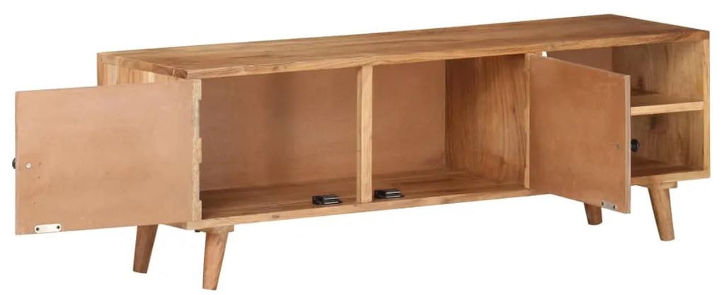 Móvel de TV 115x30x39 cm madeira de acácia maciça