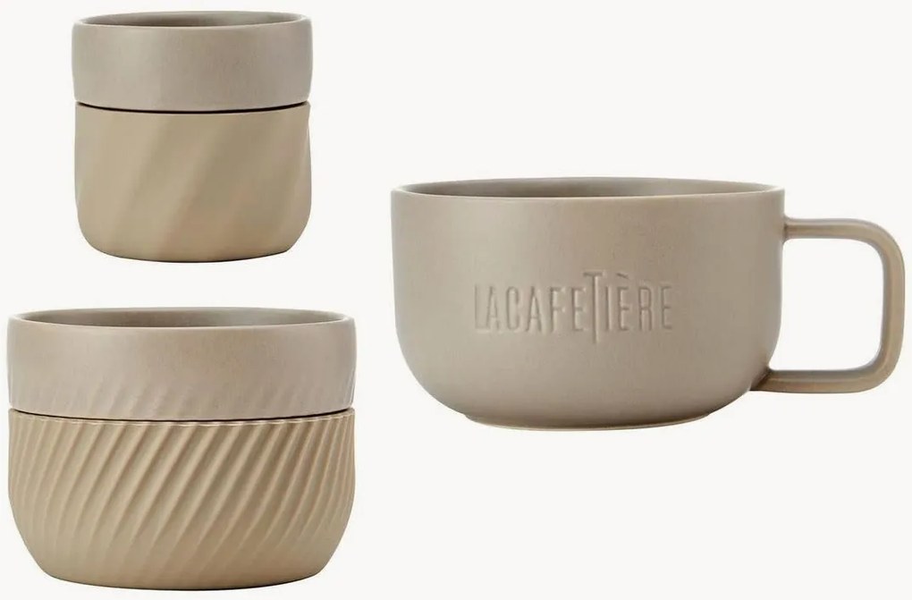 Chávenas de café expresso Family, conjunto de 3