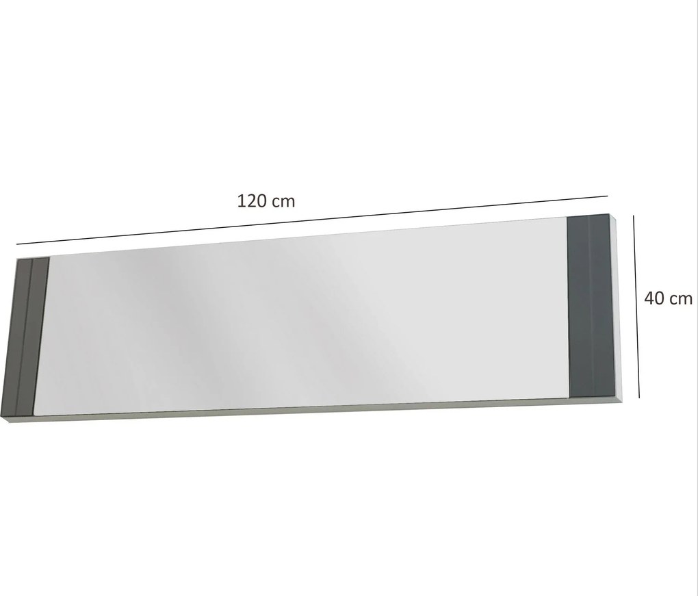 Espelho A351 – Branco – 40 cm x 120 cm