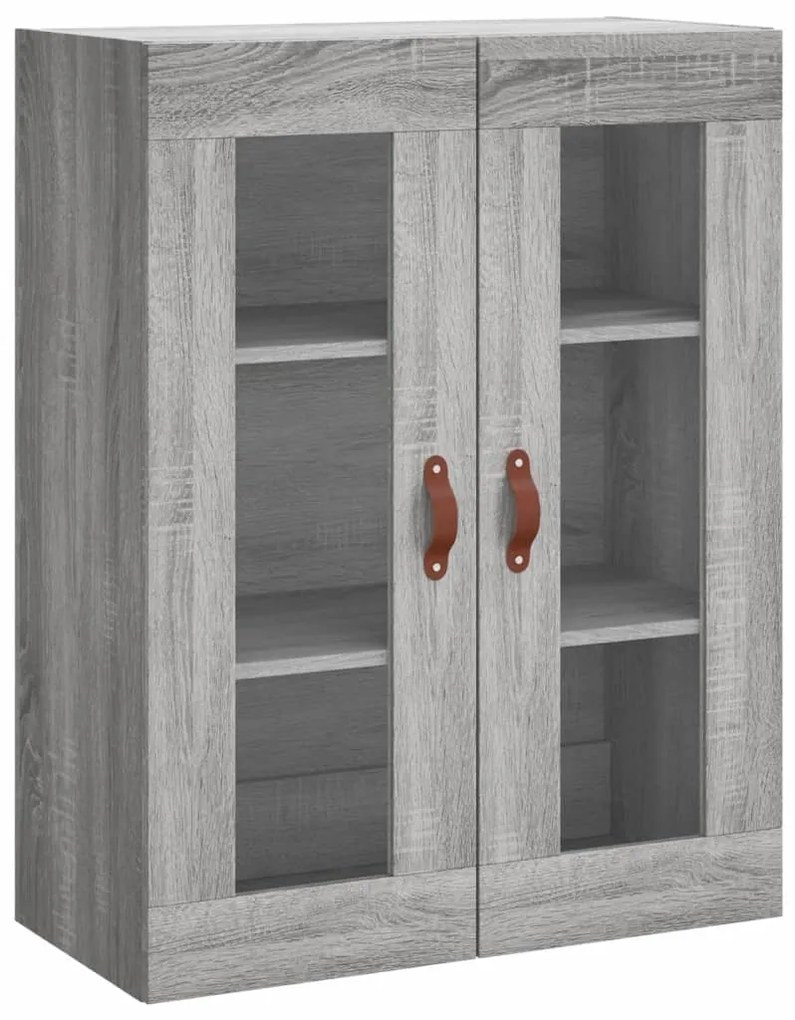 Armário alto 69,5x34x180 cm derivados de madeira sonoma cinza