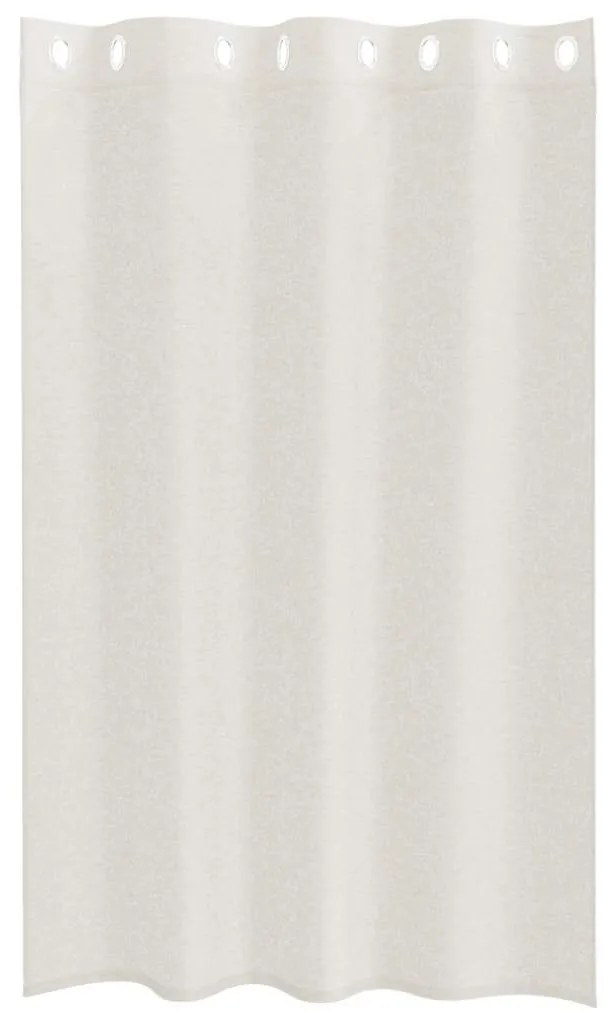 Cortinas com cortinas 2 pcs Creme 140 x 175 cm Poliéster