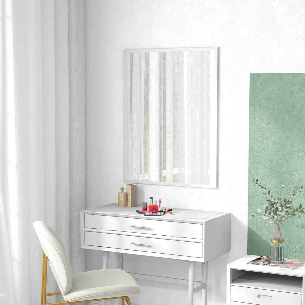 Espelho de Parede Decorativo 70x90 cm Espelho Retangular Espelho de Ca