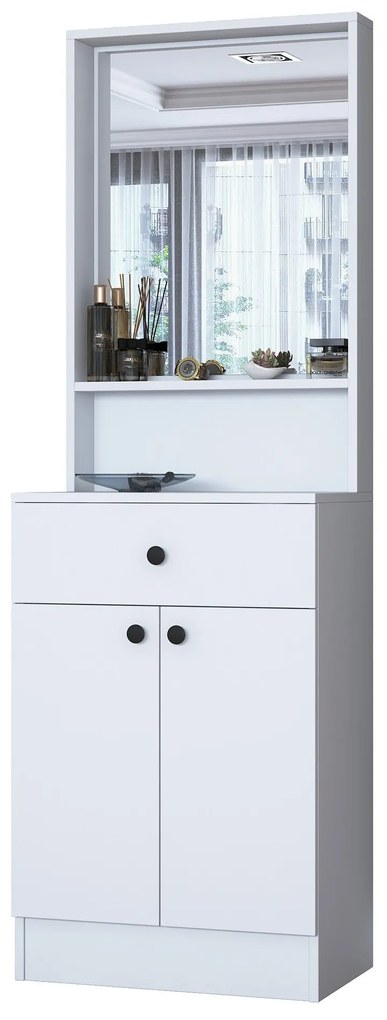 Hall Stand P6 – Branco – 60x182,8x35,5 cm