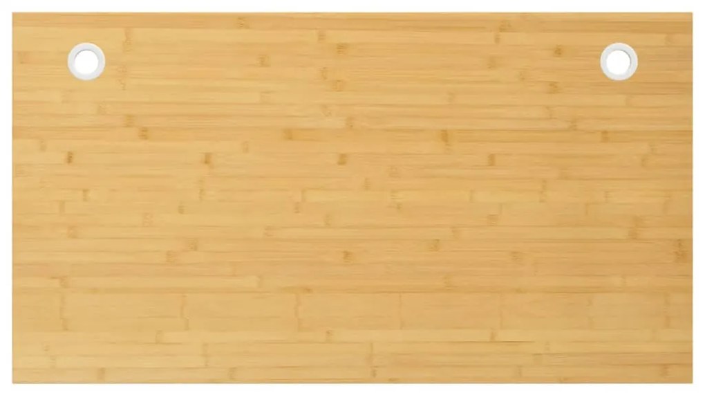 vidaXL Tampo de secretária 110x60x1,5 cm bambu