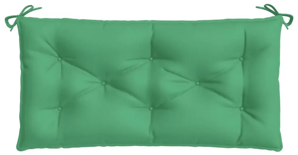 Almofadão p/ banco de jardim 100x50x7cm tecido oxford verde