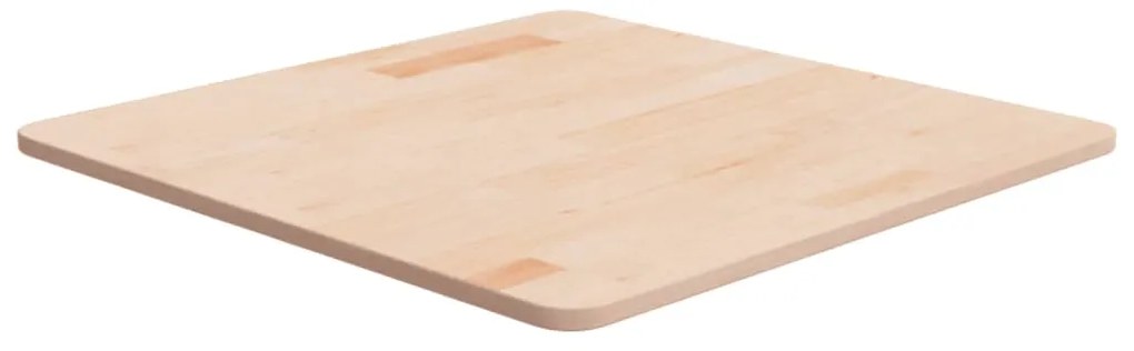 vidaXL Tampo de mesa quadrado 60x60x1,5 cm carvalho maciço não tratado