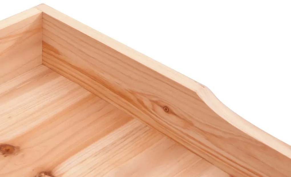 Mesa apoio p/ plantas c/ prateleira 78x38x82,5cm abeto castanho