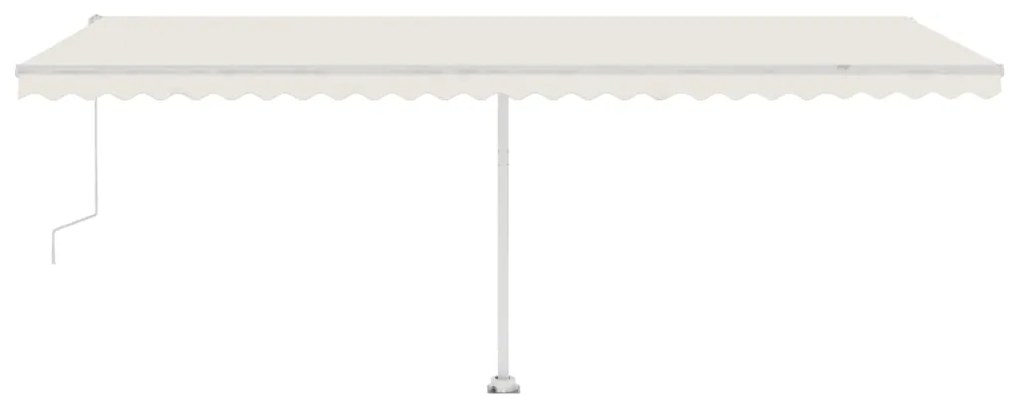 Toldo automático independente 600x350 cm cor creme