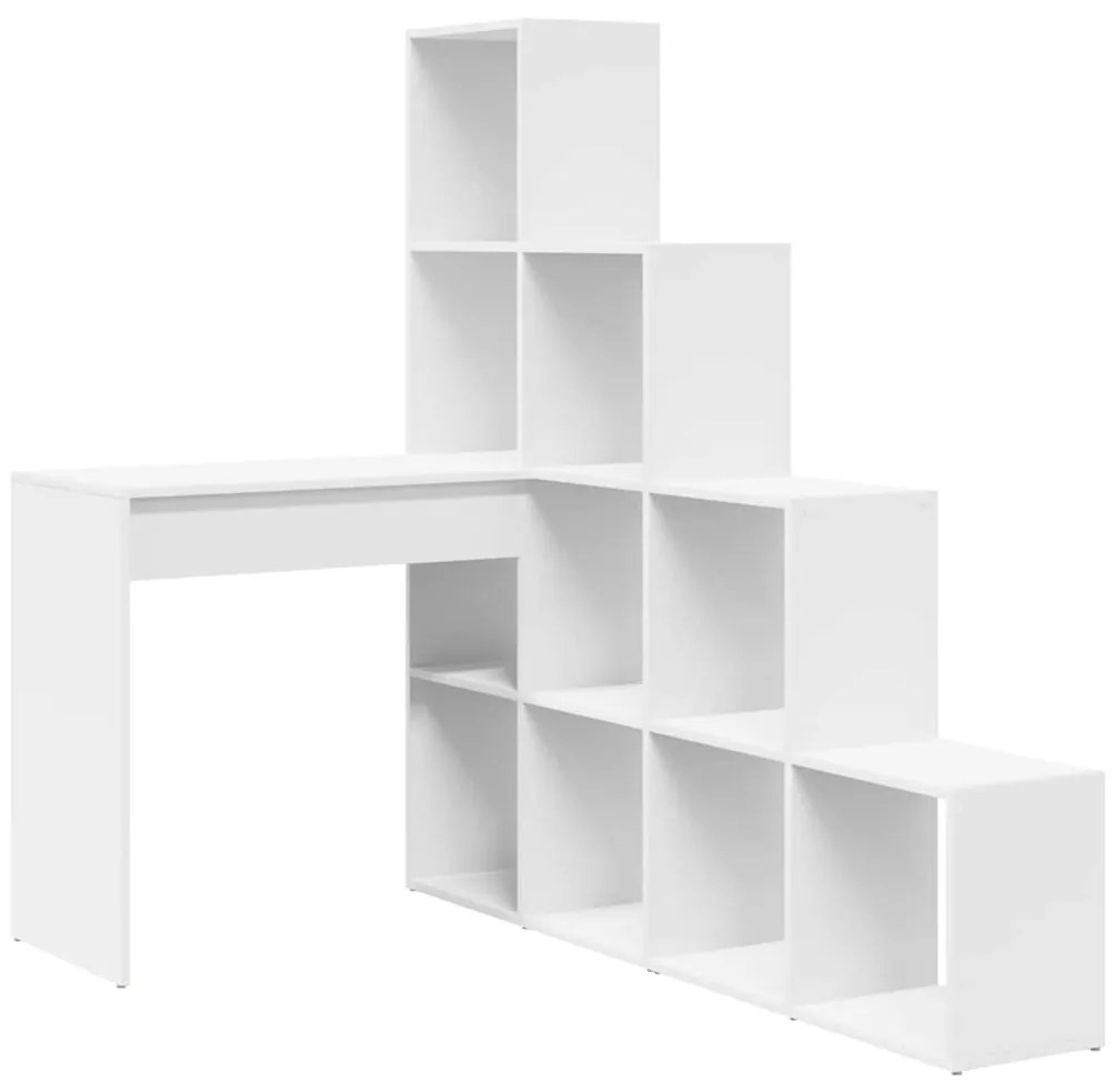 Secretária de canto Branco Standard Madeira engenheirada e MDF
