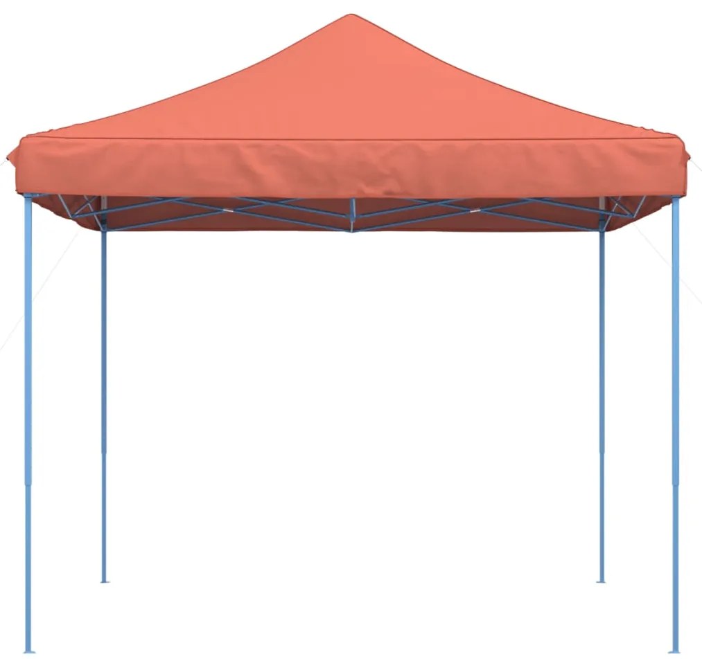 Tenda para festas pop-up dobrável 292x292x315 cm terracotta