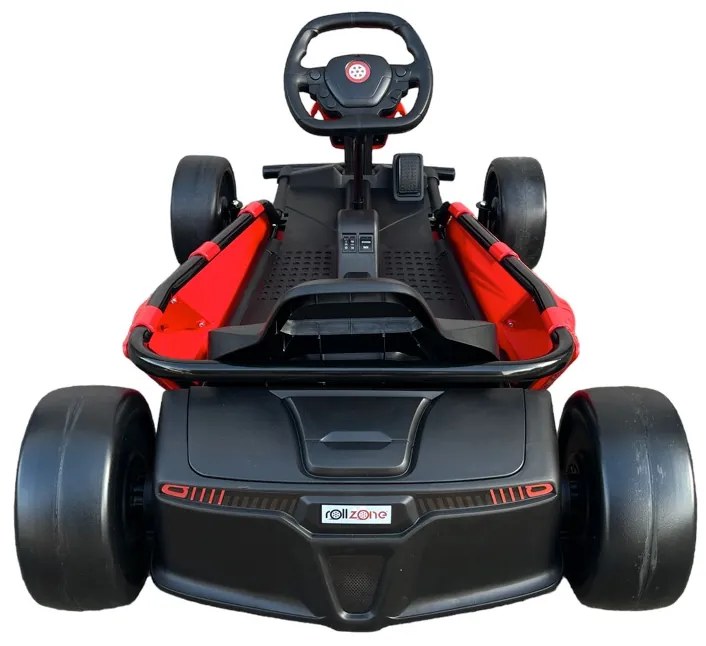 Kart elétrico Infantil drift Go-Kart, potência 24V Vermelho