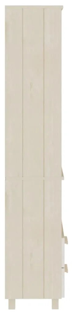 Aparador alto HAMAR 60x35x180 cm pinho maciço castanho-mel