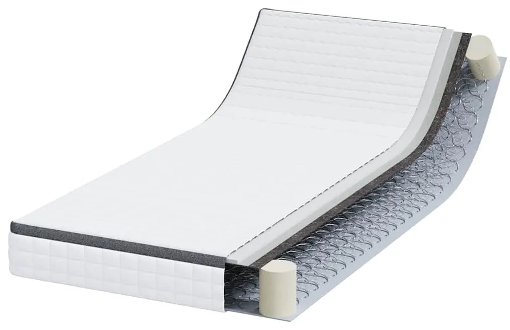 Colchões Branco, Cinza 90 x 200 cm Tecido Tricotado
