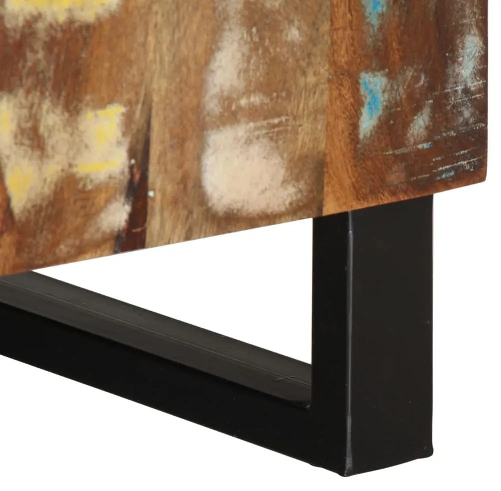 Móvel de TV 80x33x46 cm madeira recuperada/derivados madeira