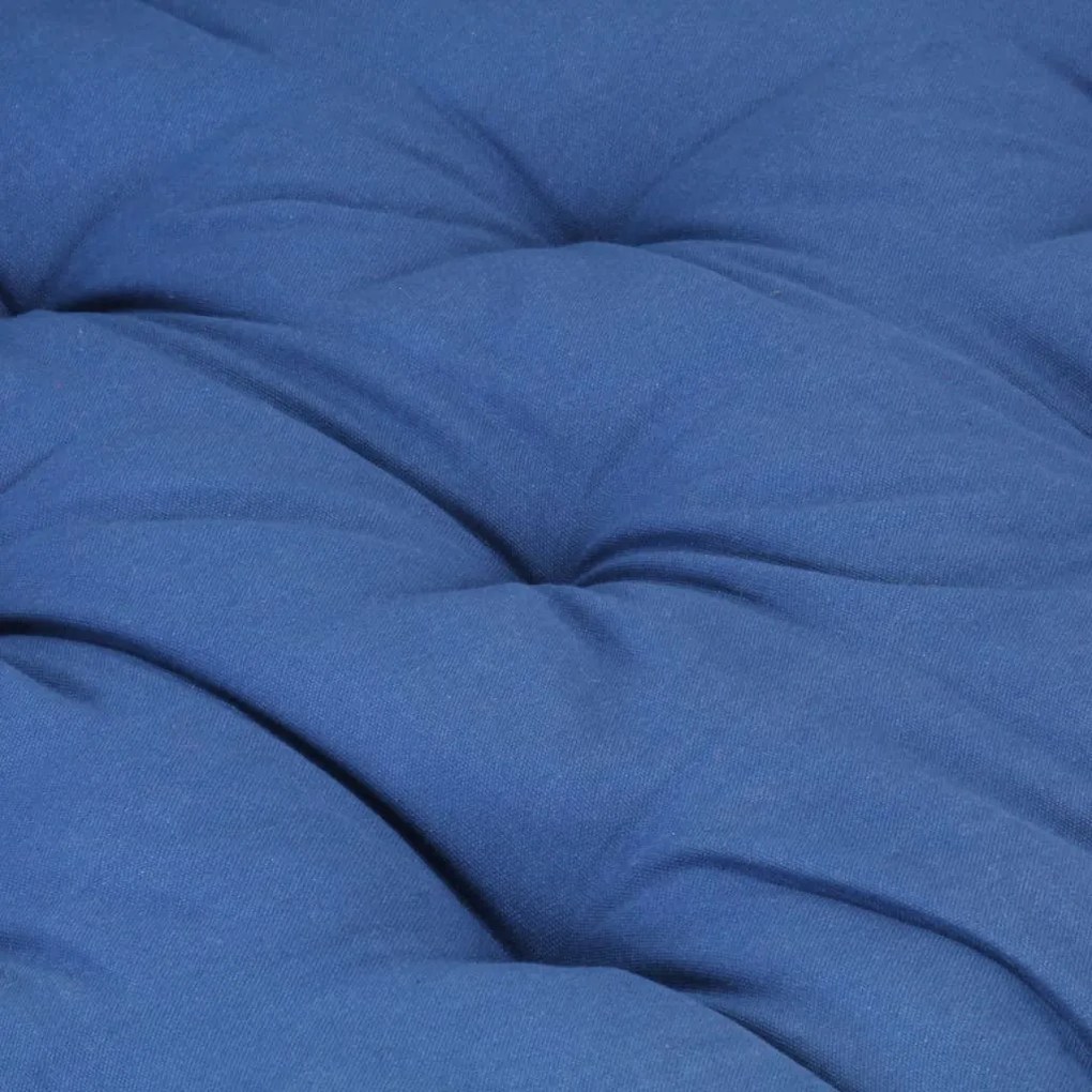 Almofadão p/ móveis de paletes algodão 120x80x10 cm azul-claro