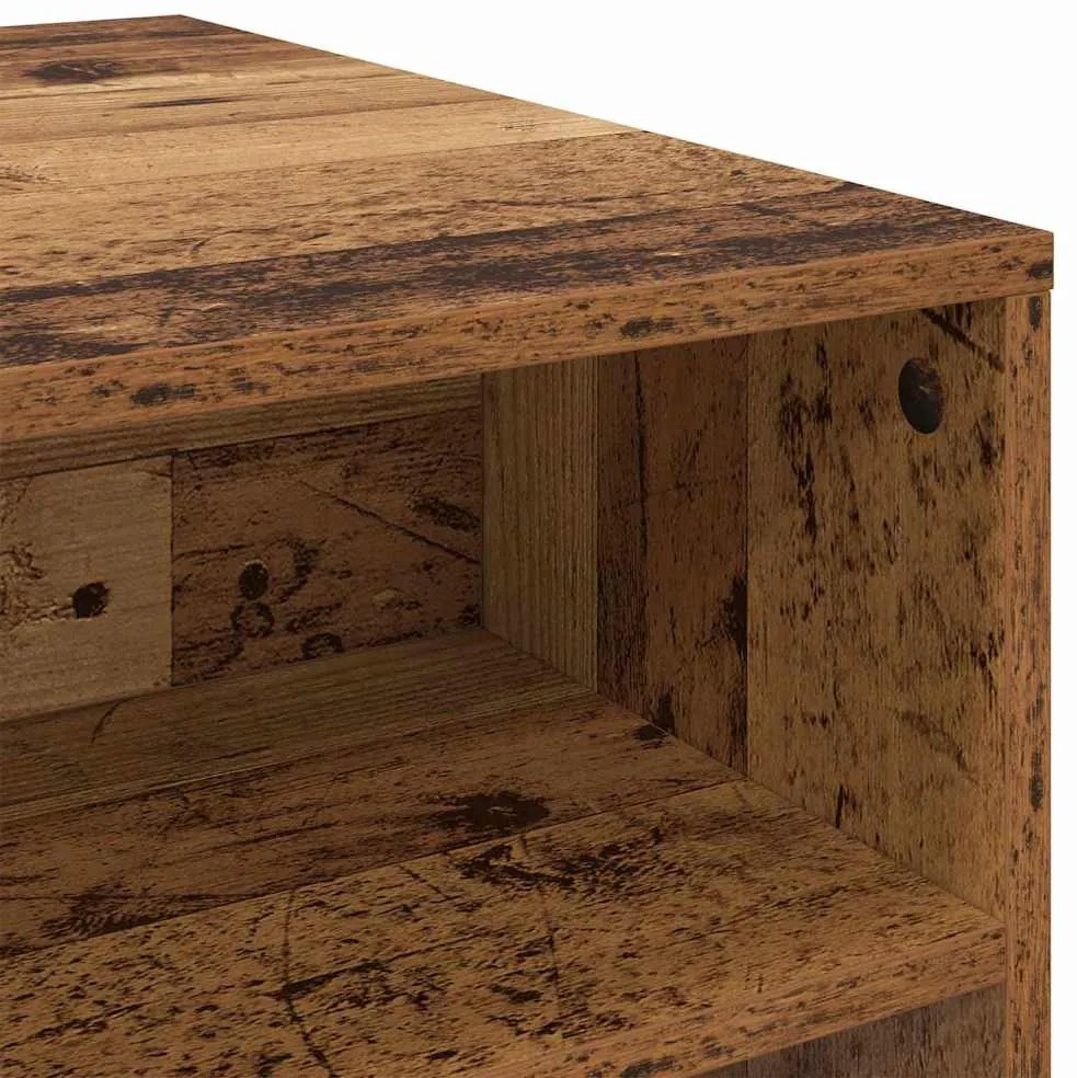 Mesa de centro com prateleira Outros Madeira antiga 90 x 55 x 42.5 cm