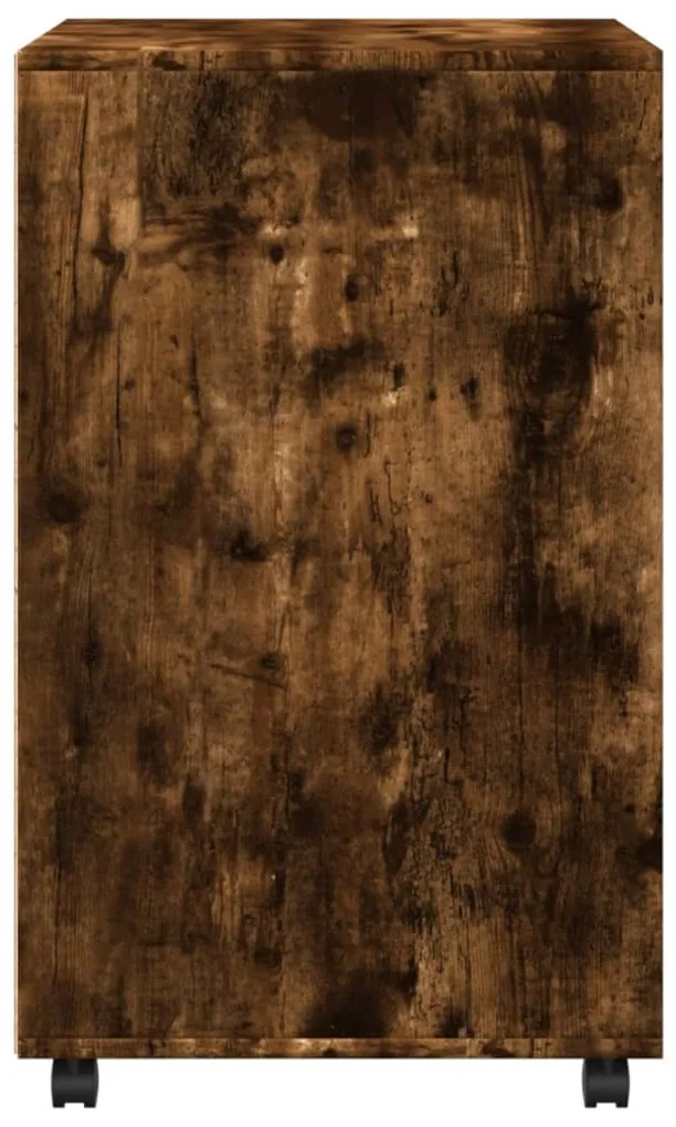 Móvel com rodas 60x48x81 cm derivados madeira carvalho fumado