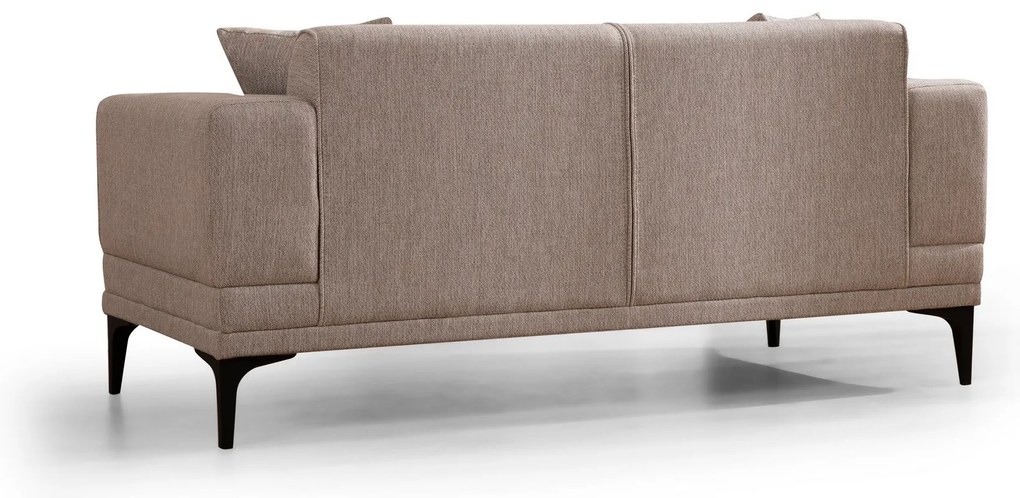 Sofá de 2 Lugares Horizon – Castanho Claro – 170 cm x 85 cm x 77 cm