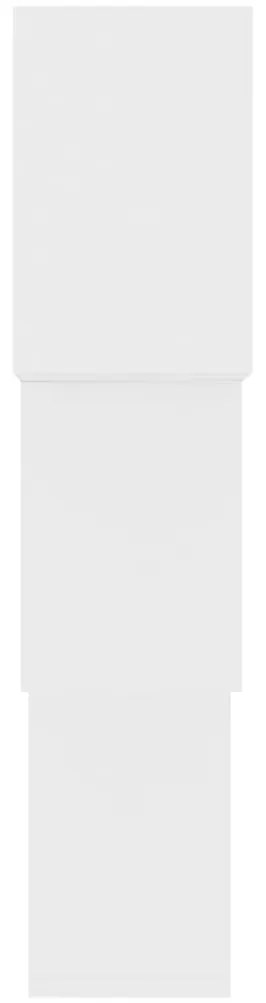 Prateleiras de parede cubos 68x15x68 cm contraplacado branco