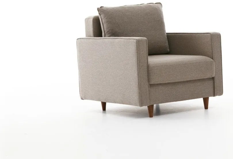 Sofá de 1 Lugar Eva – Creme – 85x82x90 cm