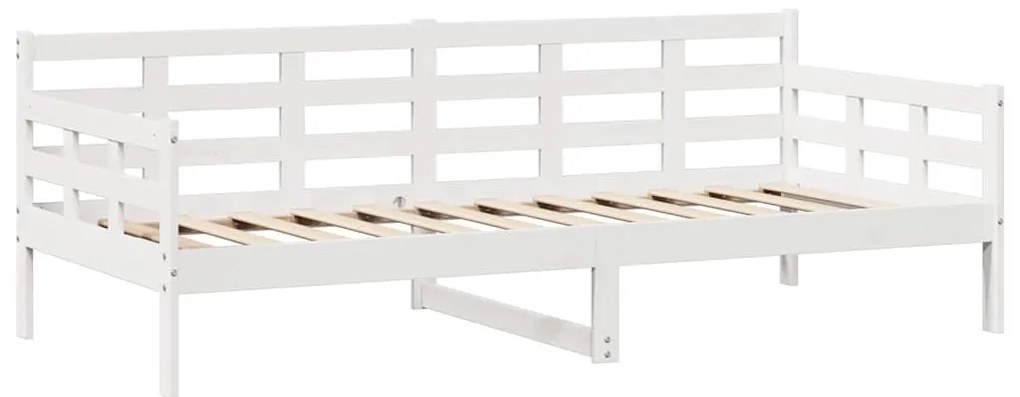 Sofá-cama com gavetas 80x200 cm madeira de pinho maciça