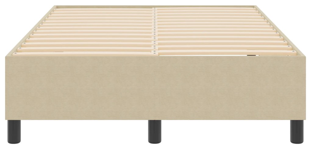 Cama Box Spring vidaXL Verde Claro Cinza Pequeno Duplo Tecido Cotelê