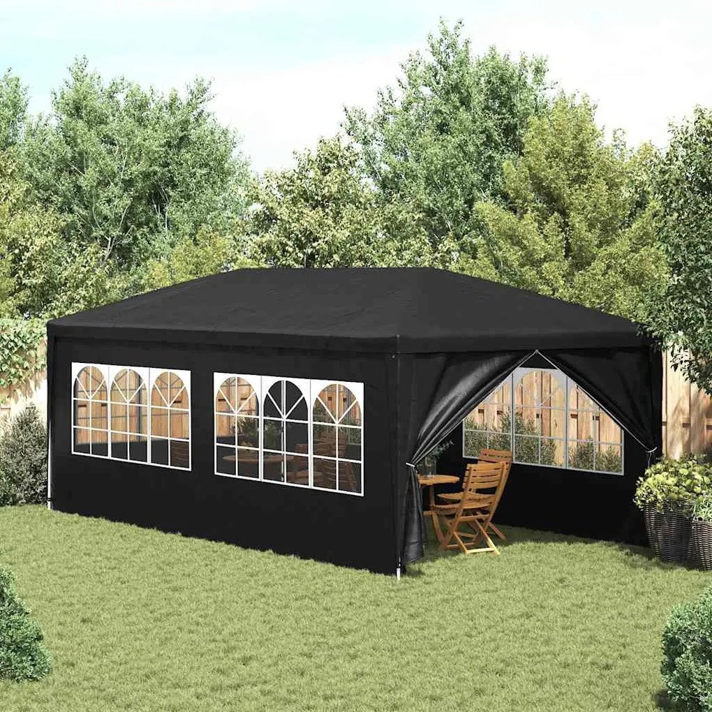 vidaXL Tenda para festas 3x6 m antracite