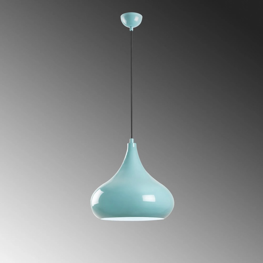 Candeeiro de Teto Saglam – Turquesa – Ø30 h:28 cm