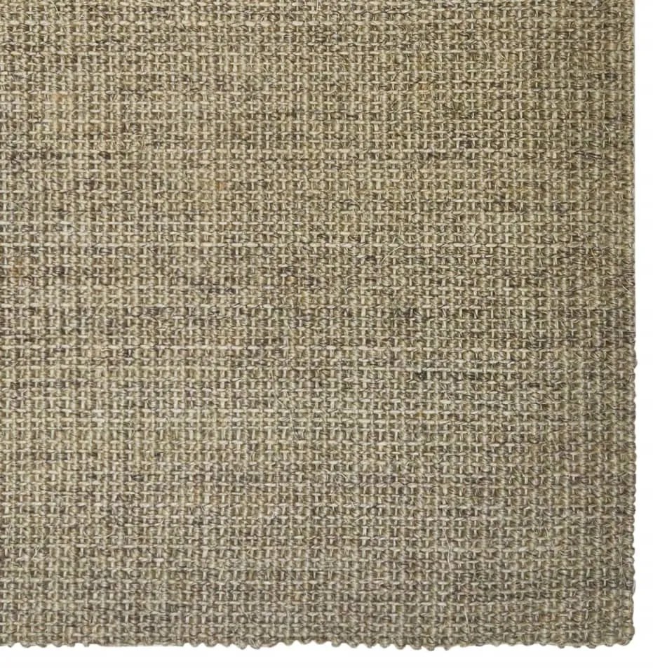 Tapete de sisal p/ poste arranhador 66x350 cm cinza-acastanhado