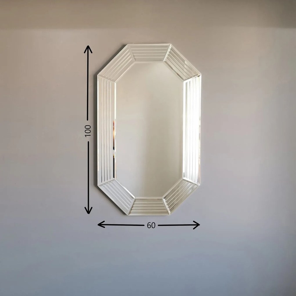 Espelho A310D – Prateado – 60 cm x 100 cm