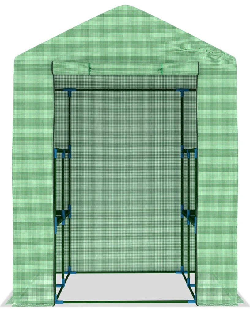 Estufa com prateleiras 143x143x195 cm aço