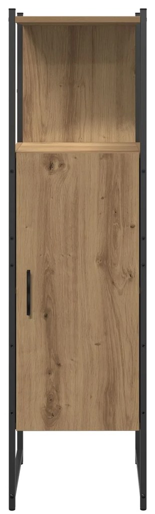 Conjunto de Móveis Para Casa de Banho de 4 Peças Carvalho Artesanal Ma