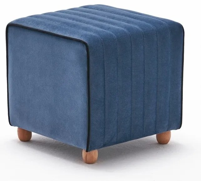 Pouffe Mona – Azul – 40x40x40 cm