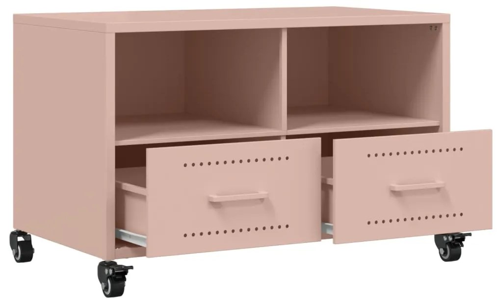 Móvel de TV 68x39x43,5 cm aço rosa