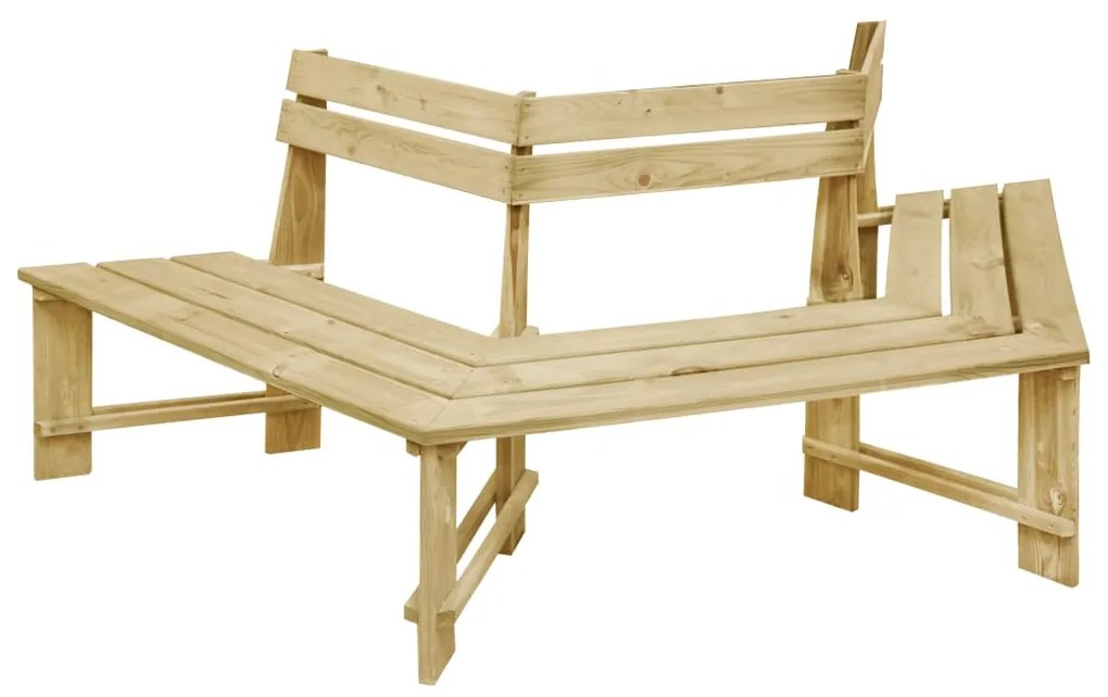 vidaXL Banco de jardim 240 cm pinho impregnado