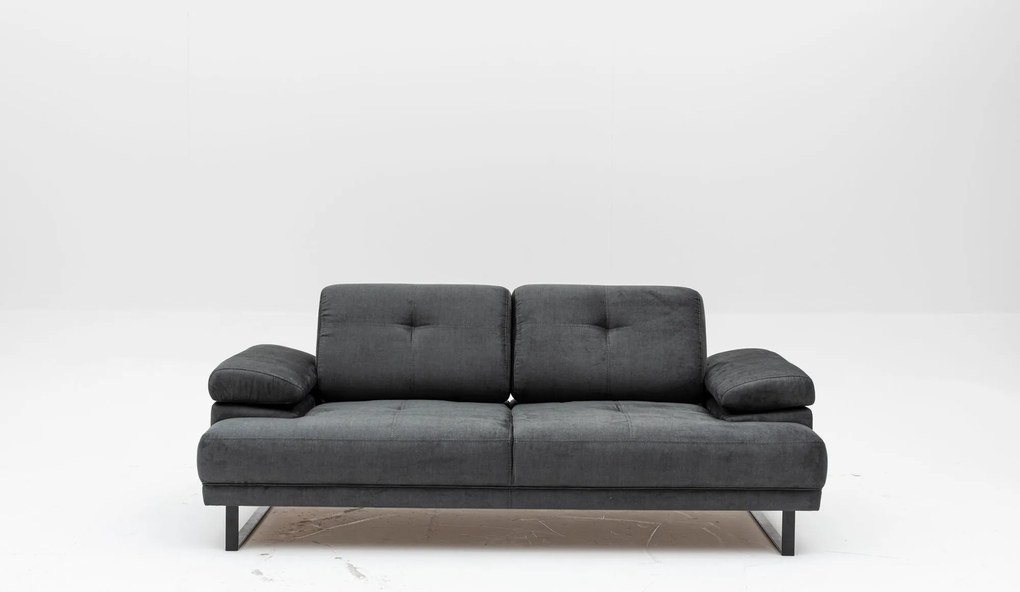 Sofá-Cama 2 Lugares Mustang – Antracite – 199x99x83 cm