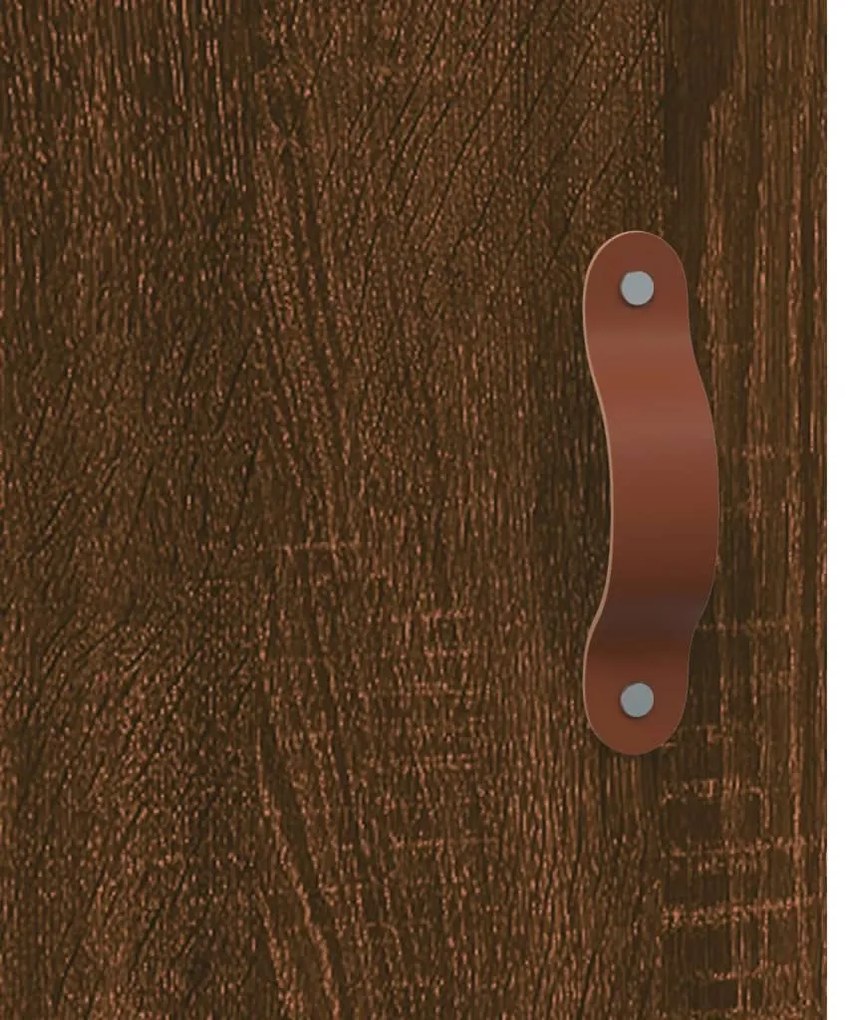 Aparador 100x36x60 cm derivados de madeira carvalho castanho